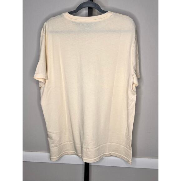 NWT Lucky Brand Mens Los Angeles Graphic Print T-Shirt Short Sleeve Cream Size L - Picture 2 of 6